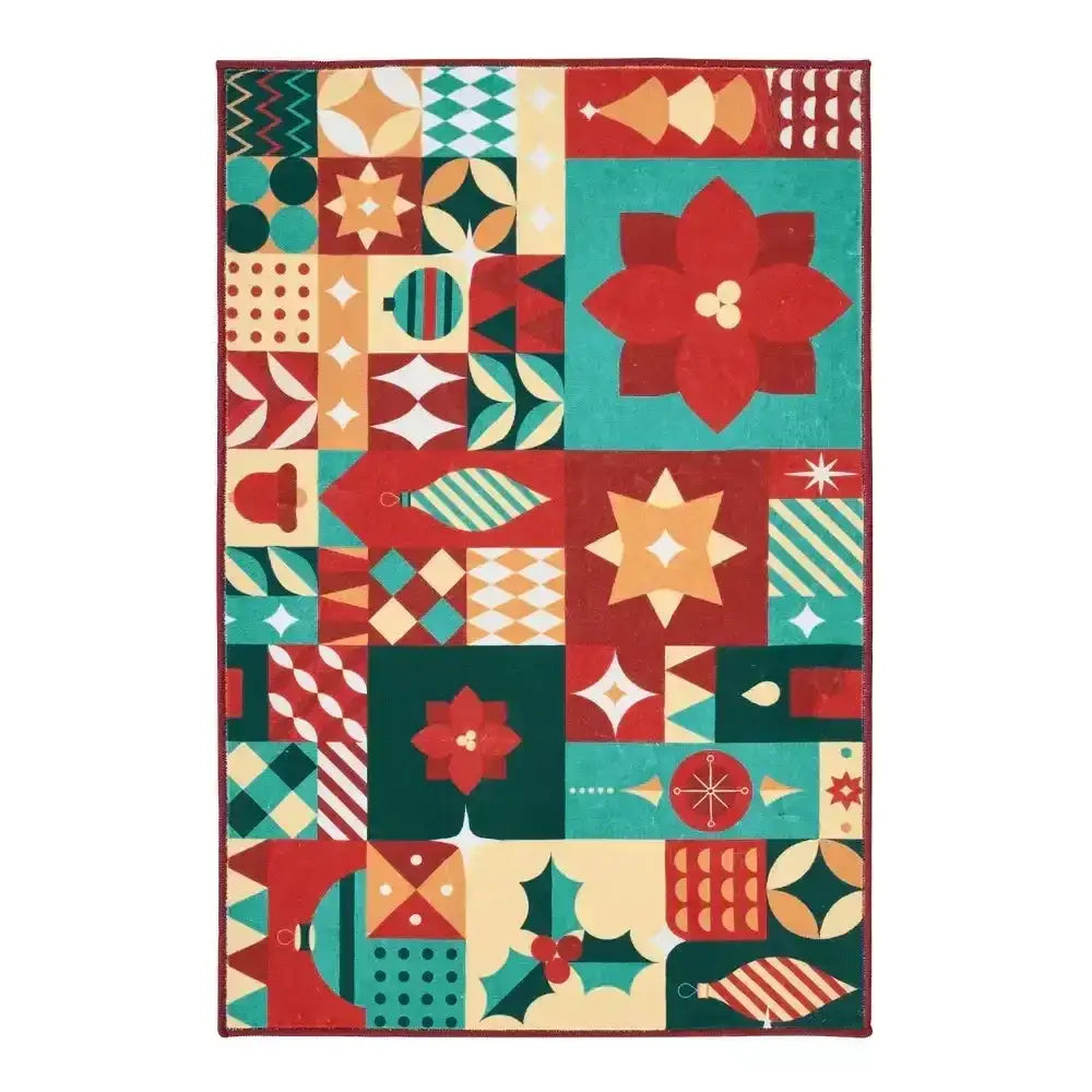 Holiday Patch Rug - Jinchan Home
