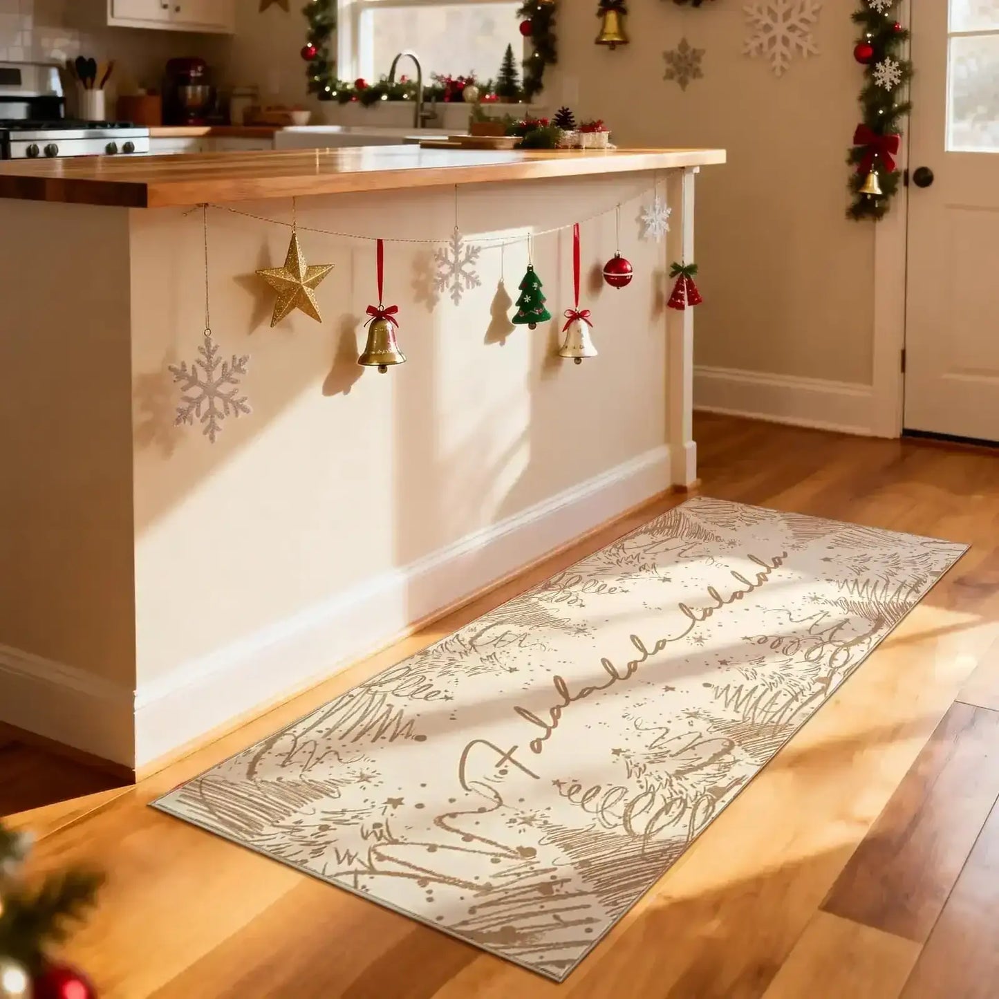 Deck The Halls Christmas Rug - Jinchan Home