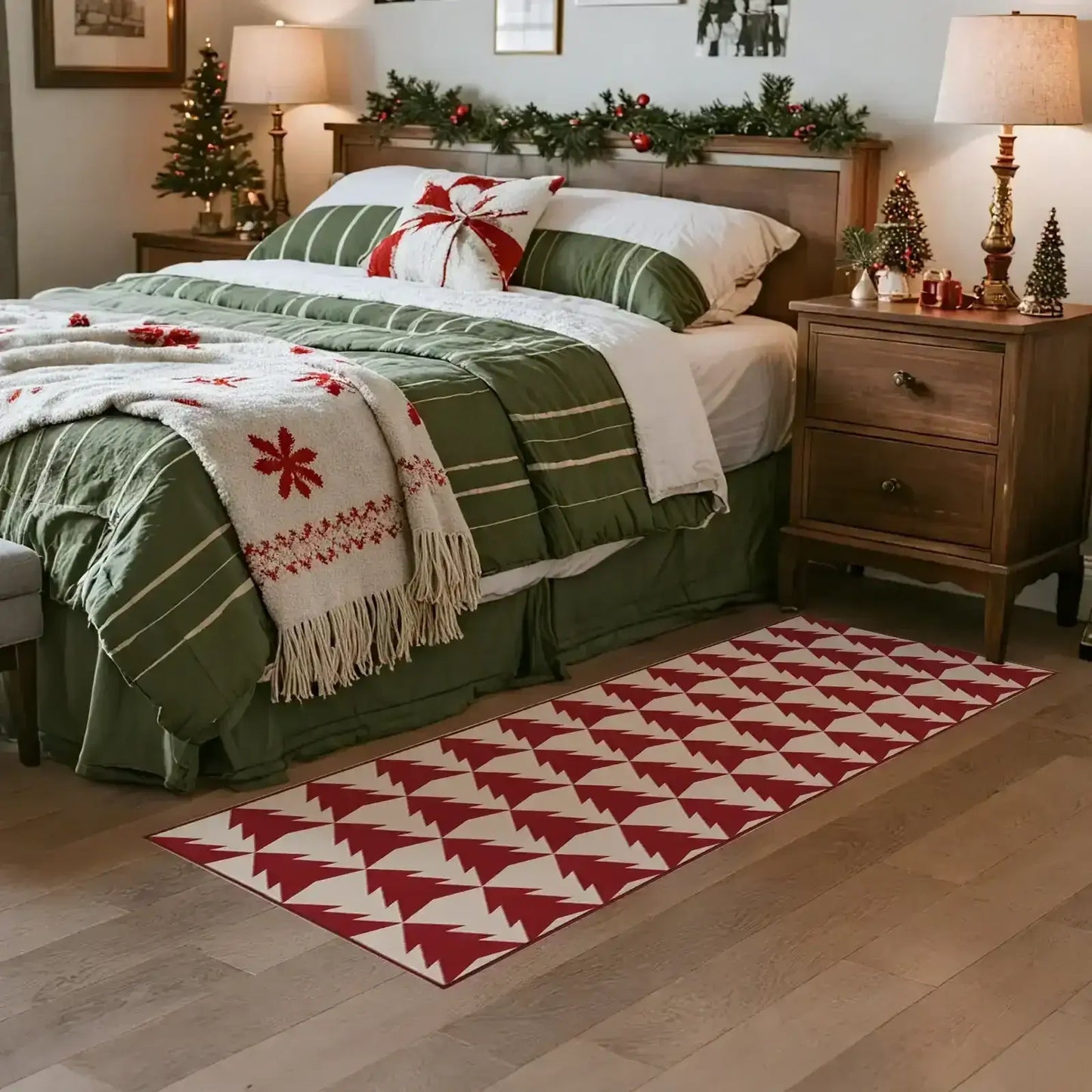 Christmas Trees Rug - Jinchan Home
