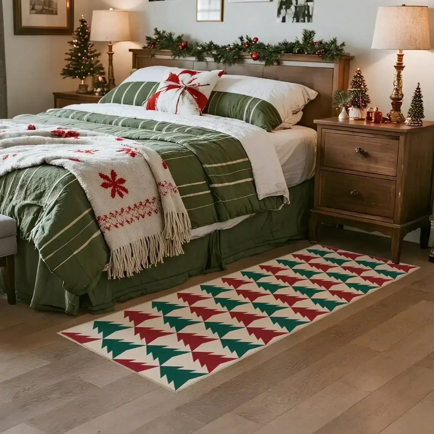 Christmas Trees Rug - Jinchan Home
