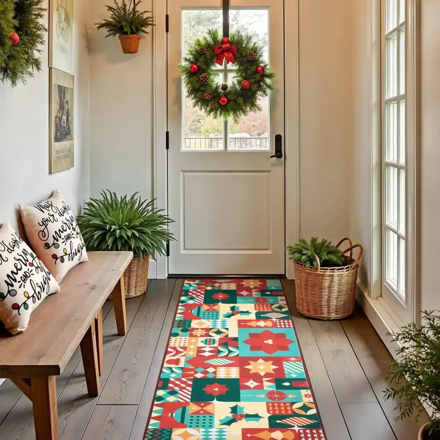 Holiday Patch Rug - Jinchan Home
