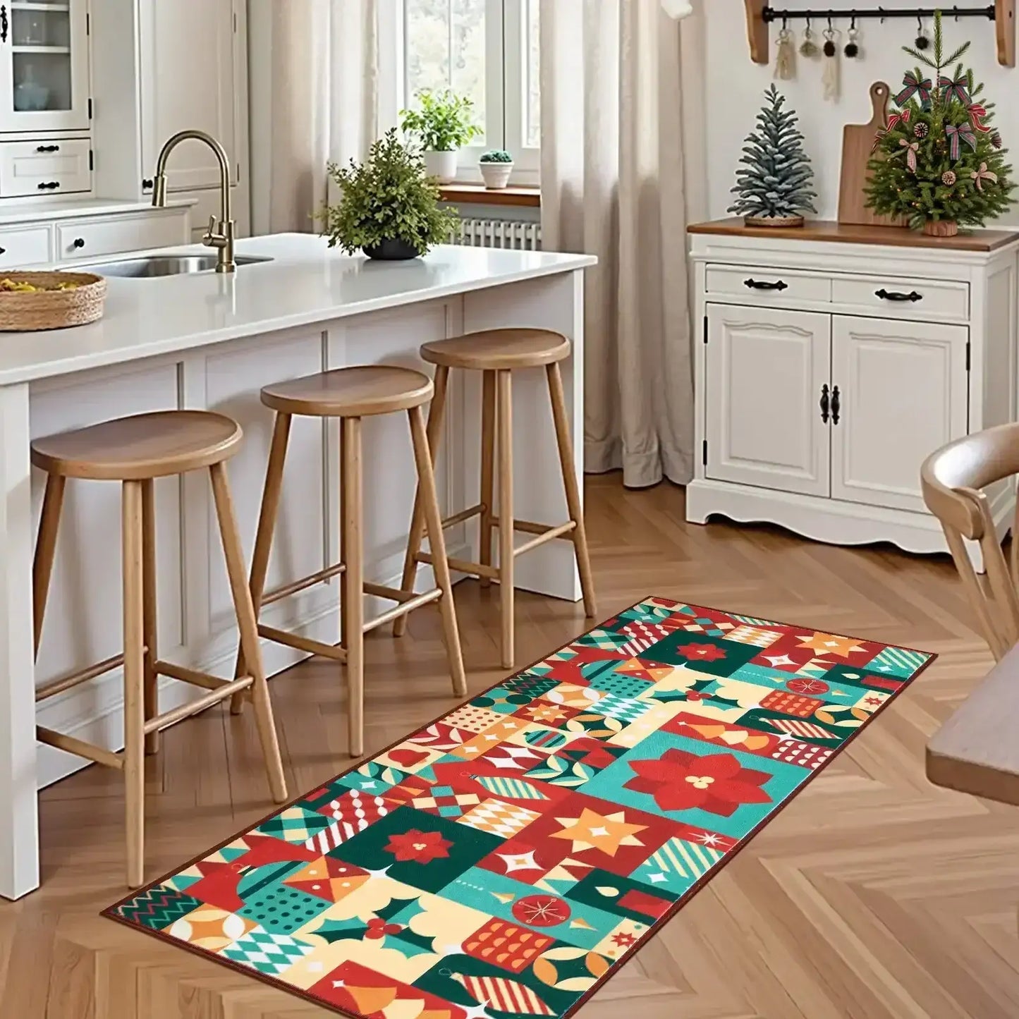 Holiday Patch Rug - Jinchan Home