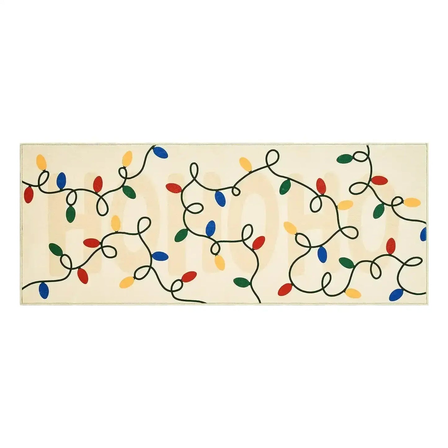 HoHoHo Jingle Lights Rug - Jinchan Home