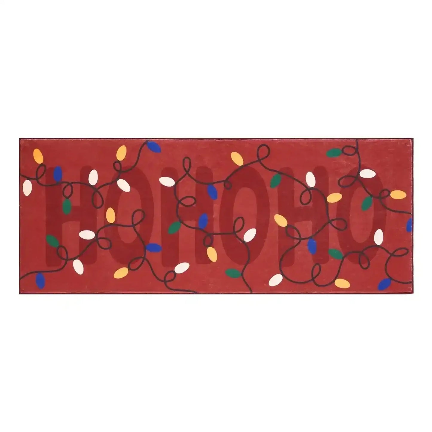 HoHoHo Jingle Lights Rug - Jinchan Home
