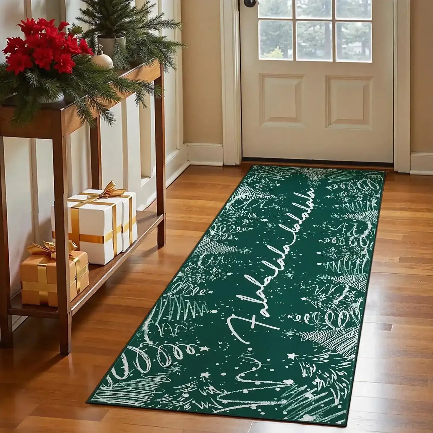 Deck The Halls Christmas Rug - Jinchan Home