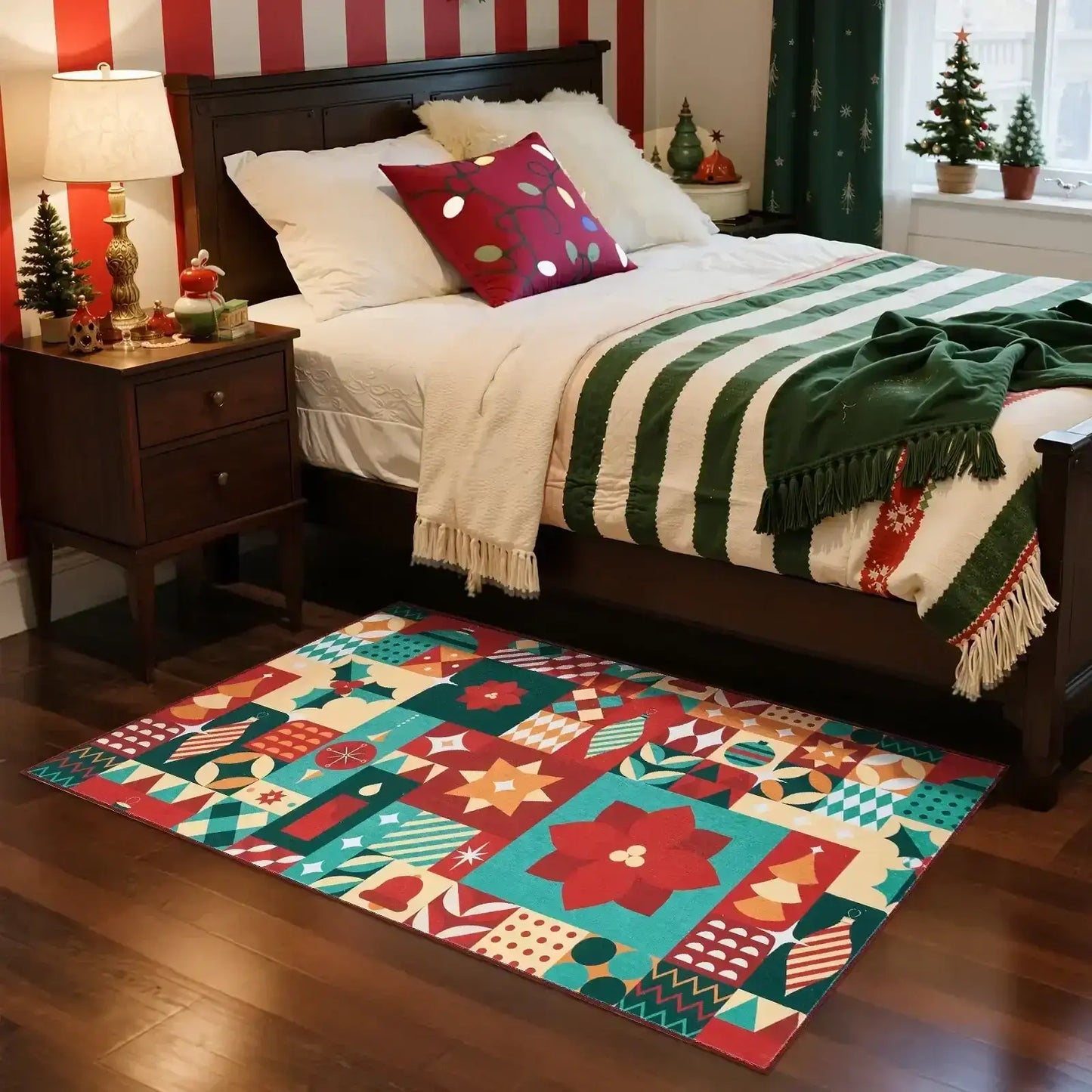 Holiday Patch Rug - Jinchan Home