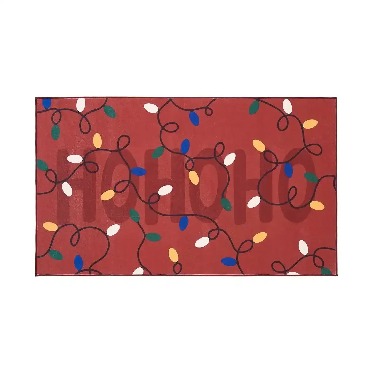 HoHoHo Jingle Lights Rug - Jinchan Home