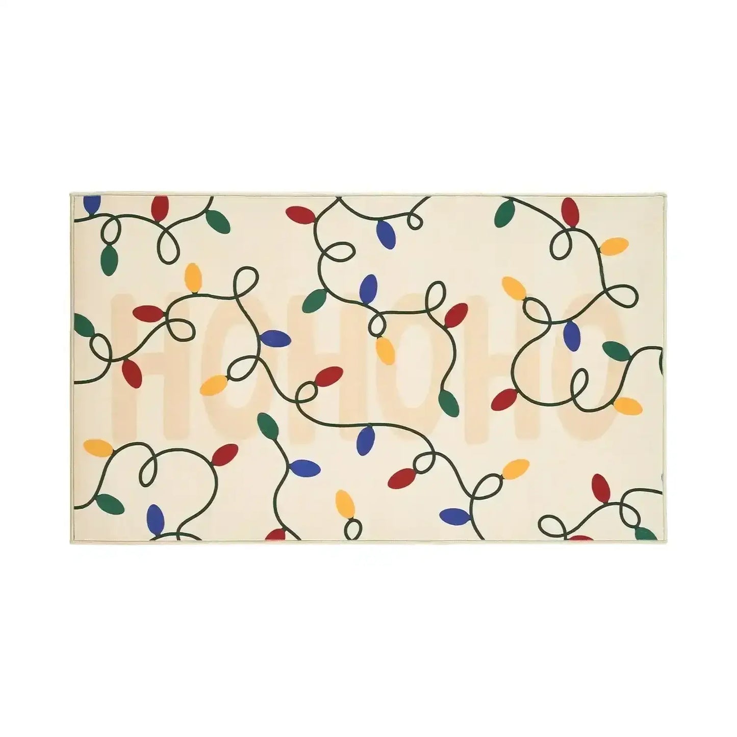 HoHoHo Jingle Lights Rug - Jinchan Home