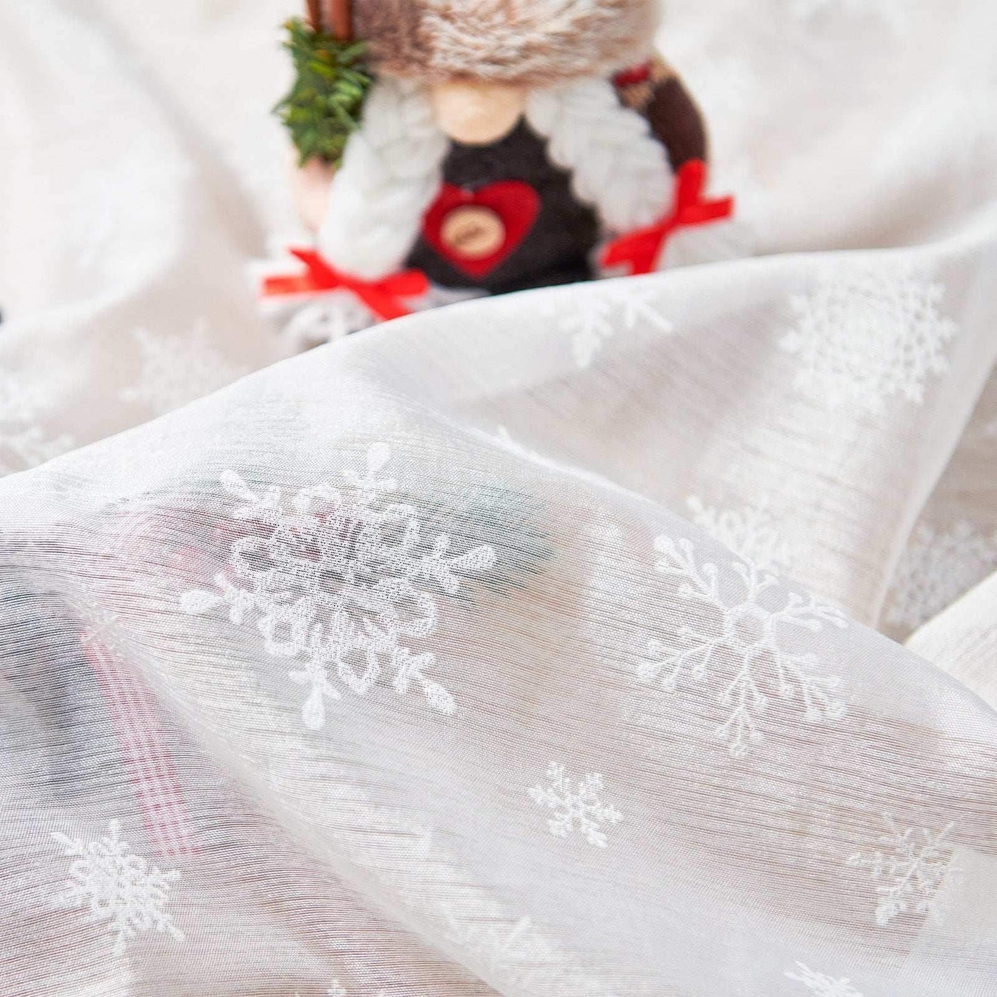 Snowflake Glow Curtain - Jinchan Home