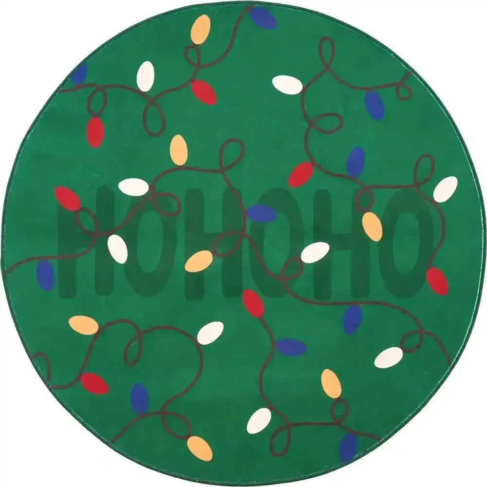 HoHoHo Jingle Lights Rug - Jinchan Home
