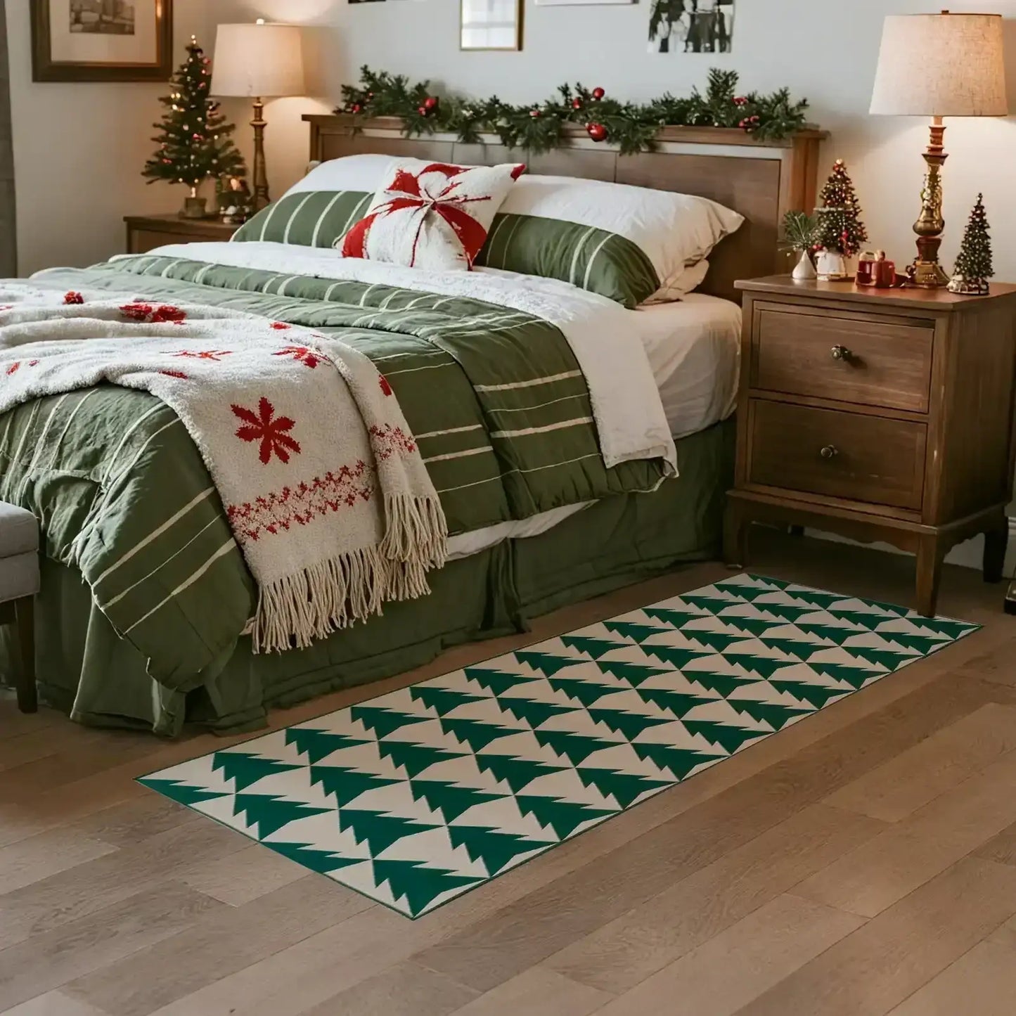 Christmas Trees Rug - Jinchan Home