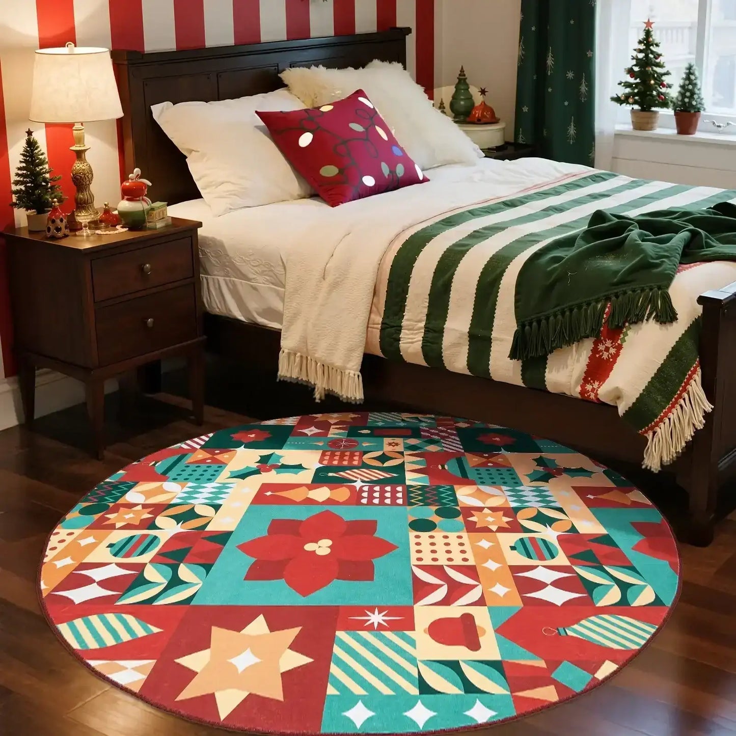 Holiday Patch Rug - Jinchan Home