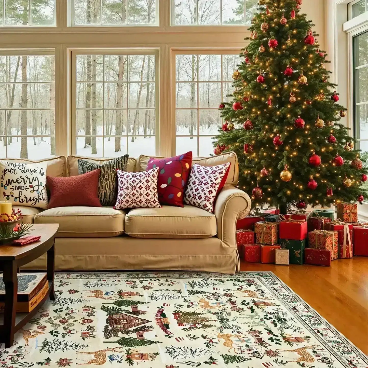 Cabin Tales Rug - Jinchan Home