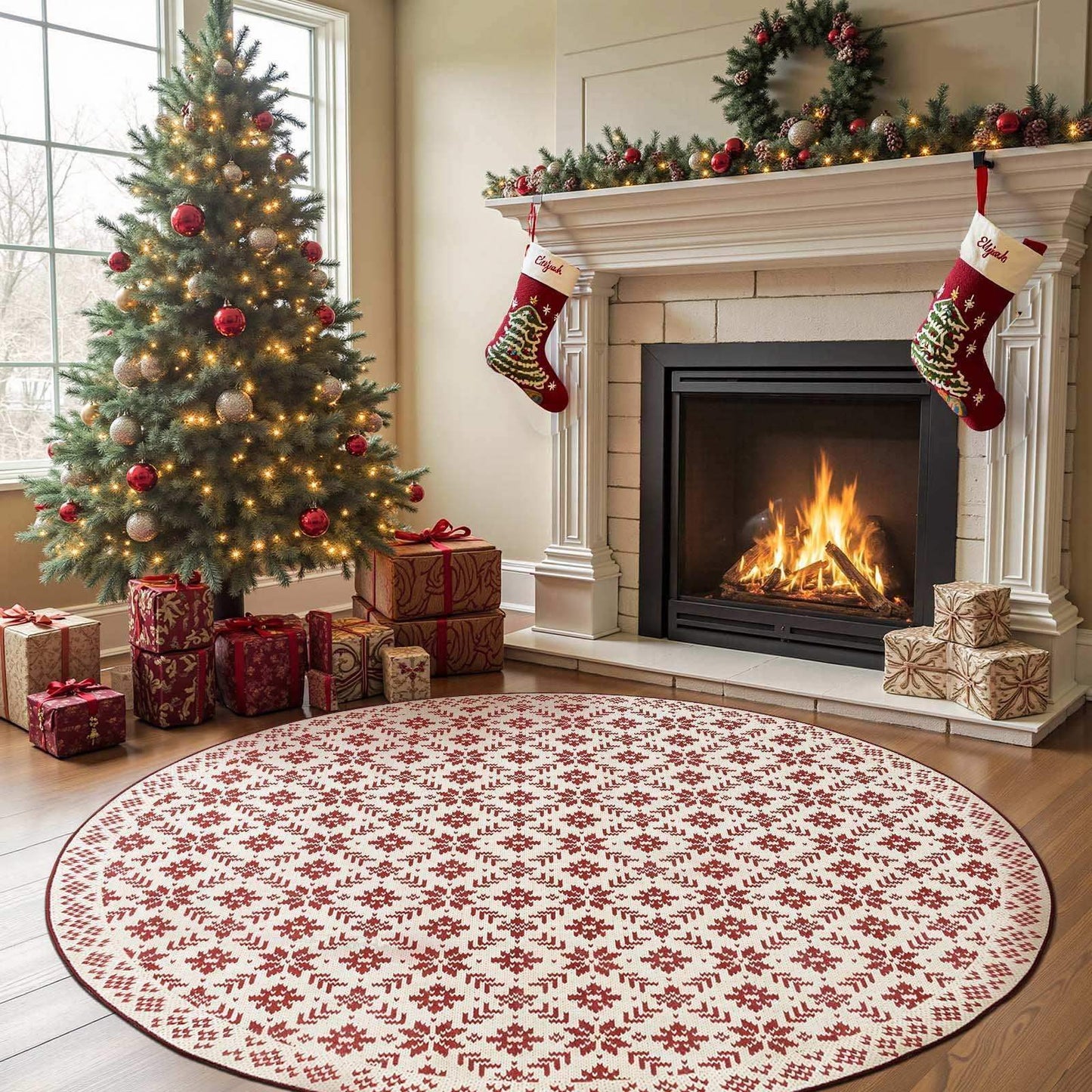 Knit Look Rug - Jinchan Home