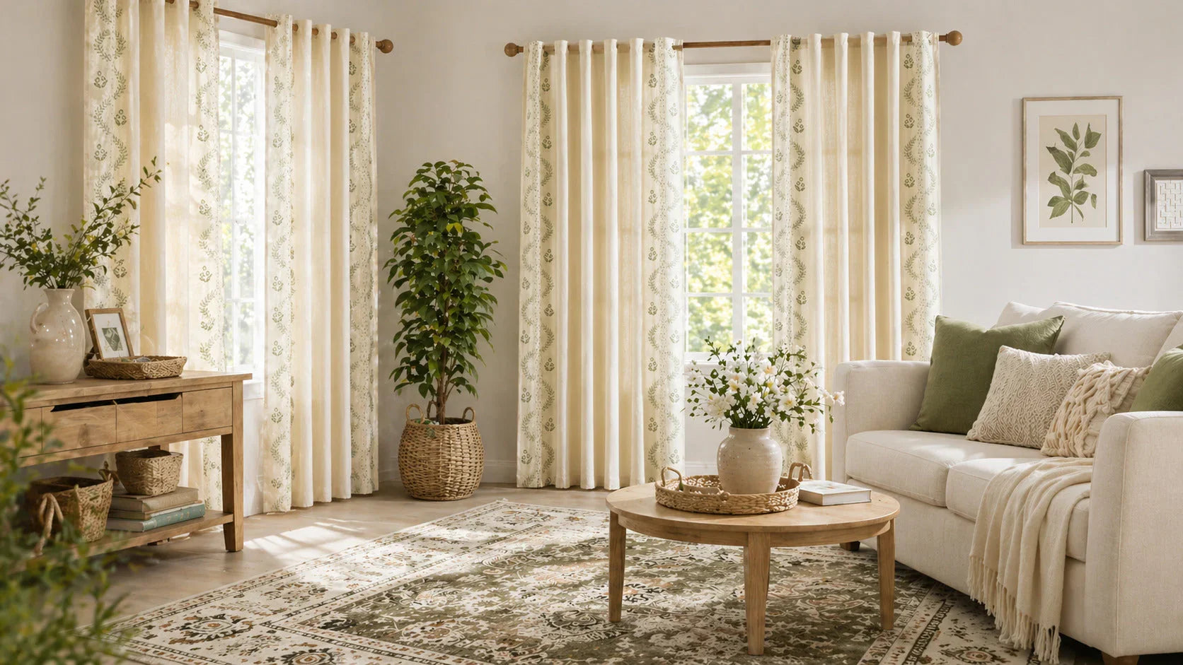 Curtains for Living Room & Bedroom | Jinchan Home