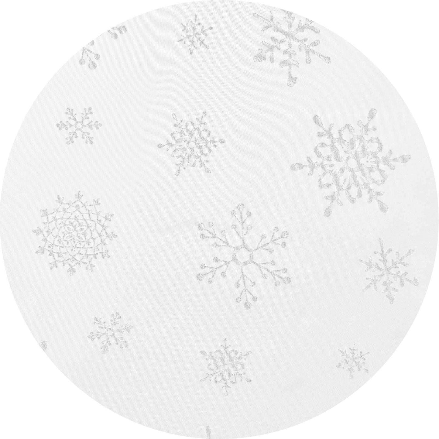 Snowflake Glow Kitchen Curtain - Jinchan Home