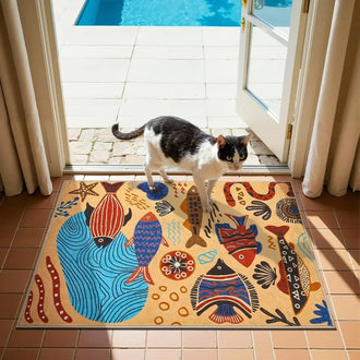 
                    
                      Underwater Folk Art Kids Rug - Jinchan Home
                    
                  