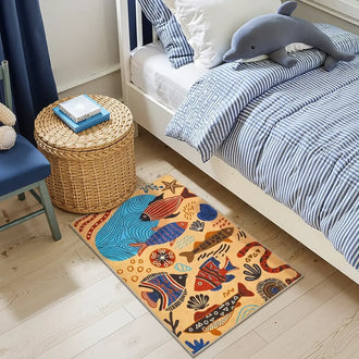 
                    
                      Underwater Folk Art Kids Rug - Jinchan Home
                    
                  