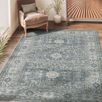 Persian-Style Scattered Medallion Rug - Jinchan Home