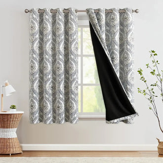 
                    
                      Paisley Pattern Grommet Curtains - Jinchan Home
                    
                  