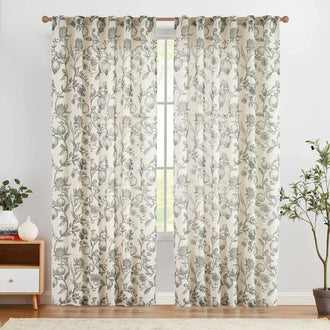 
                    
                      Vintage Pomegranate Botanical Curtains - Jinchan Home
                    
                  
