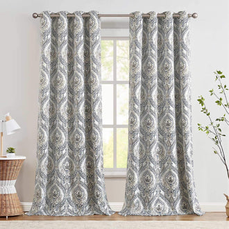 
                    
                      Paisley Pattern Grommet Curtains - Jinchan Home
                    
                  