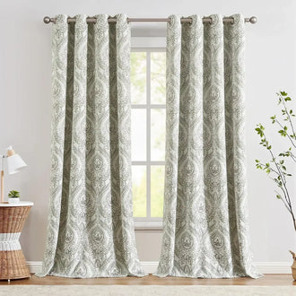 
                    
                      Paisley Pattern Grommet Curtains - Jinchan Home
                    
                  