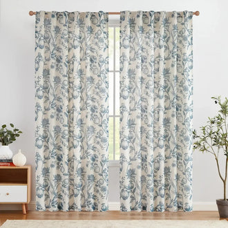 
                    
                      Vintage Pomegranate Botanical Curtains - Jinchan Home
                    
                  