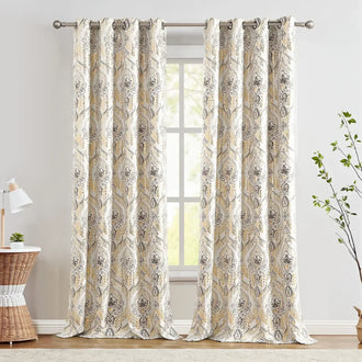 
                    
                      Paisley Pattern Grommet Curtains - Jinchan Home
                    
                  