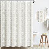Geometric Totem Vertical Stripe Shower Curtain - Jinchan Home