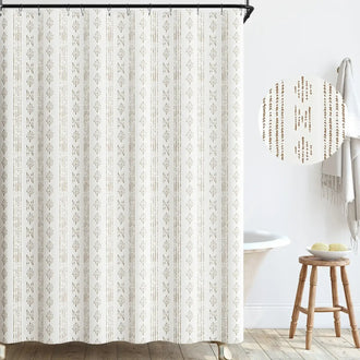 
                    
                      Geometric Totem Vertical Stripe Shower Curtain - Jinchan Home
                    
                  