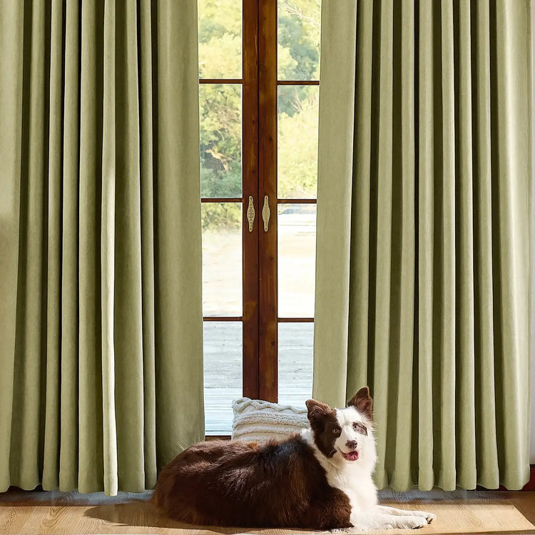 Luxe Chenille Blackout 3-in-1 Curtains - Jinchan Home