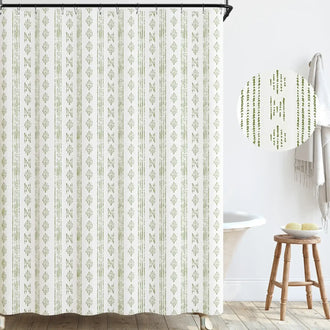 
                    
                      Geometric Totem Vertical Stripe Shower Curtain - Jinchan Home
                    
                  
