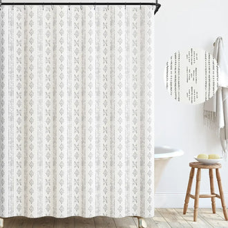 
                    
                      Geometric Totem Vertical Stripe Shower Curtain - Jinchan Home
                    
                  