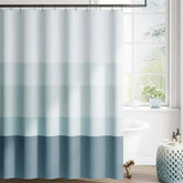 Gradient Striped Textured Shower Curtain - Jinchan Home