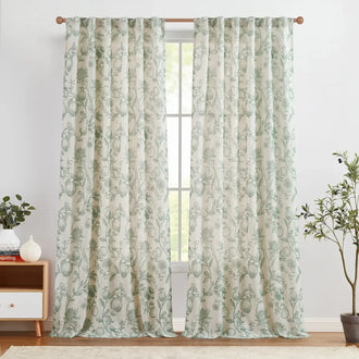 
                    
                      Vintage Pomegranate Botanical Curtains - Jinchan Home
                    
                  