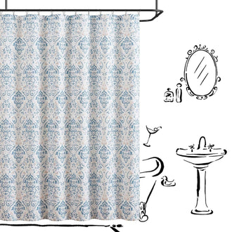 
                    
                      Vintage Damask Shower Curtain - Jinchan Home
                    
                  