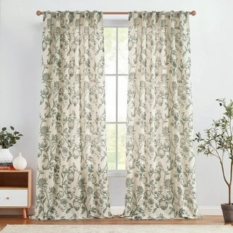 
                    
                      Vintage Pomegranate Botanical Curtains - Jinchan Home
                    
                  