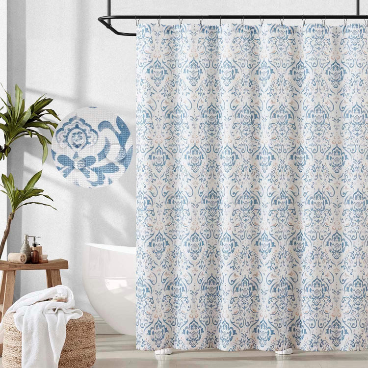 Vintage Damask Shower Curtain - Jinchan Home