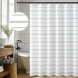 
                    
                      Double-Line Striped Shower Curtain - Jinchan Home
                    
                  