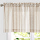 
                    
                      Twill Stripe Poly-Linen Rod-Pocket Valance - Jinchan Home
                    
                  