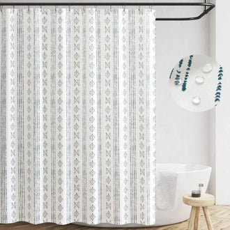 
                    
                      Geometric Totem Vertical Stripe Shower Curtain - Jinchan Home
                    
                  
