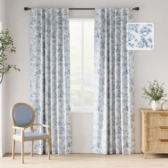 
                    
                      Vintage Bird & Botanical Sketch Curtains - Jinchan Home
                    
                  