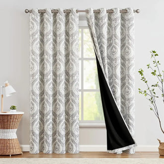 
                    
                      Paisley Pattern Grommet Curtains - Jinchan Home
                    
                  
