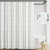 Geometric Totem Vertical Stripe Shower Curtain - Jinchan Home