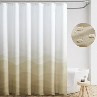 
                    
                      Soft Ombre Ripple Shower Curtain - Jinchan Home
                    
                  