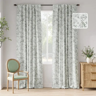
                    
                      Vintage Bird & Botanical Sketch Curtains - Jinchan Home
                    
                  