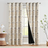 Paisley Pattern Grommet Curtains - Jinchan Home