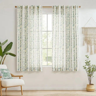 
                    
                      Boho Prism Triangle Stripe Linen Curtains - Jinchan Home
                    
                  