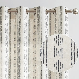 
                    
                      Boho Geometric Stripe Curtains - Jinchan Home
                    
                  